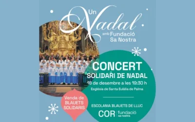Els Blauets de Lluc i el Cor de la Fundació Sa Nostra, protagonistes del concert Solidari de Nadal